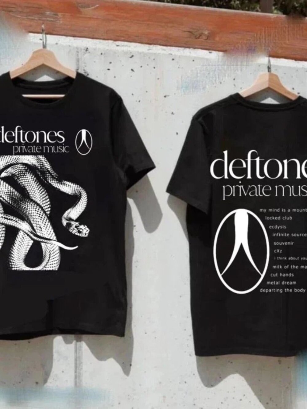 DEFTONES private music tour 2025 short sleeve shirt